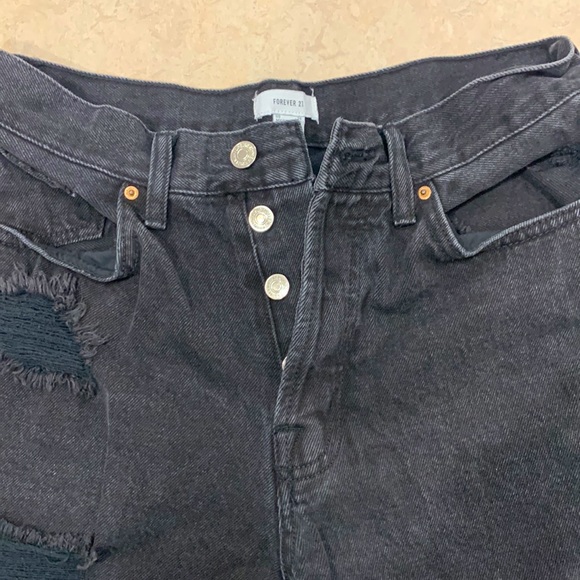 Black Ripped Jeans - Picture 3 of 4